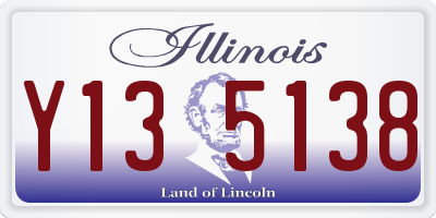 IL license plate Y135138