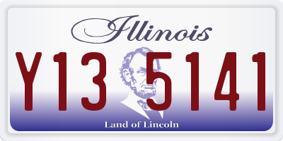 IL license plate Y135141