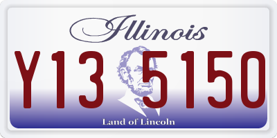 IL license plate Y135150