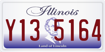 IL license plate Y135164
