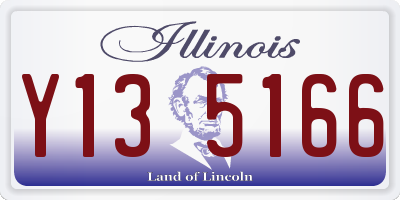 IL license plate Y135166
