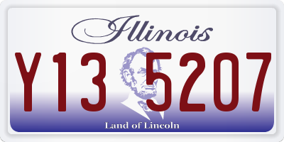 IL license plate Y135207