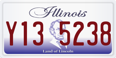 IL license plate Y135238