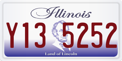 IL license plate Y135252