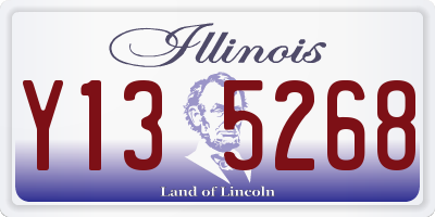 IL license plate Y135268