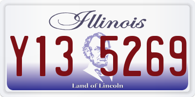 IL license plate Y135269