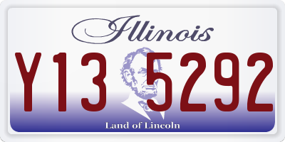 IL license plate Y135292