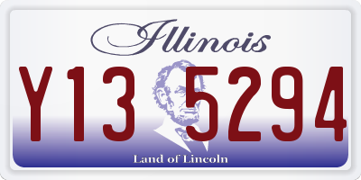 IL license plate Y135294