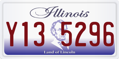IL license plate Y135296