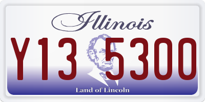 IL license plate Y135300