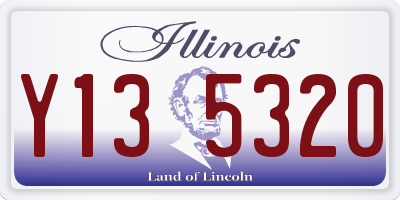 IL license plate Y135320