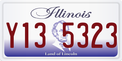 IL license plate Y135323