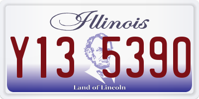 IL license plate Y135390