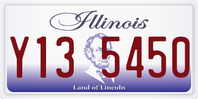 IL license plate Y135450