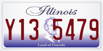 IL license plate Y135479
