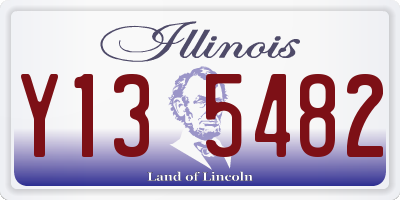 IL license plate Y135482