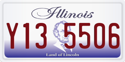 IL license plate Y135506