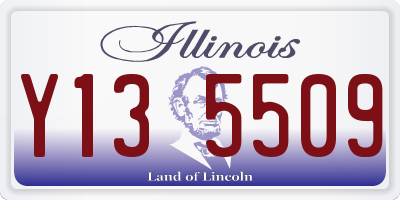 IL license plate Y135509