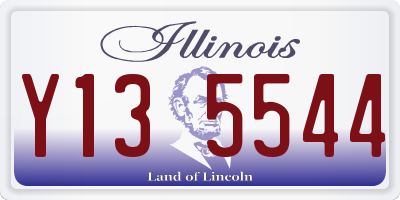 IL license plate Y135544