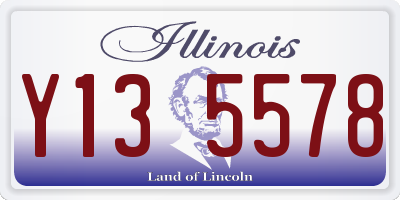 IL license plate Y135578