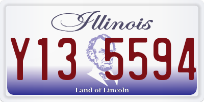 IL license plate Y135594