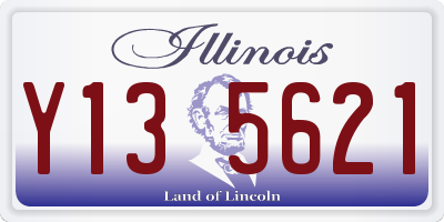 IL license plate Y135621