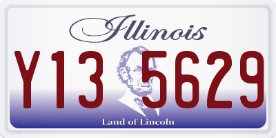 IL license plate Y135629