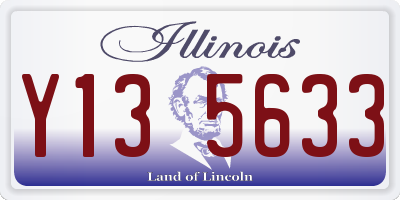 IL license plate Y135633