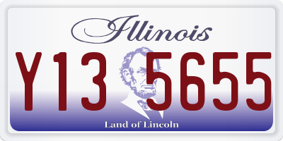 IL license plate Y135655
