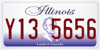 IL license plate Y135656