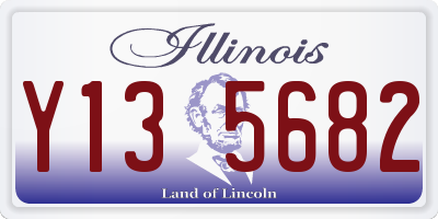 IL license plate Y135682