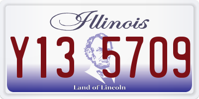 IL license plate Y135709