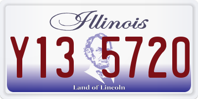 IL license plate Y135720