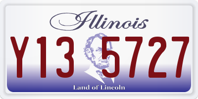 IL license plate Y135727