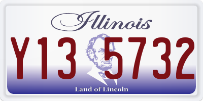 IL license plate Y135732