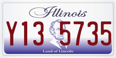 IL license plate Y135735