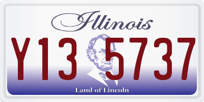 IL license plate Y135737