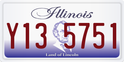 IL license plate Y135751