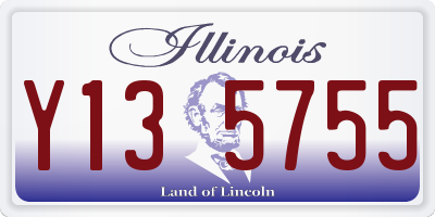 IL license plate Y135755