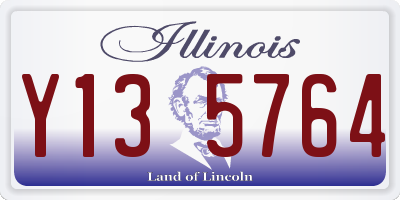 IL license plate Y135764