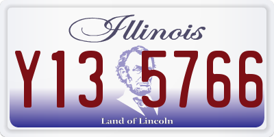 IL license plate Y135766