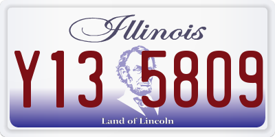 IL license plate Y135809