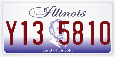 IL license plate Y135810