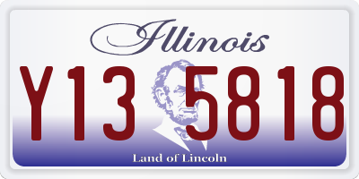 IL license plate Y135818