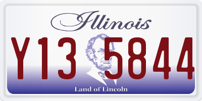 IL license plate Y135844