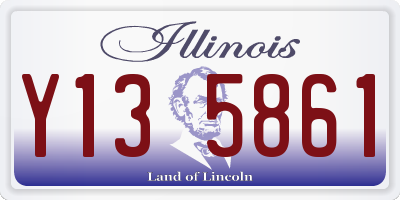 IL license plate Y135861