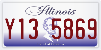 IL license plate Y135869