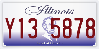 IL license plate Y135878