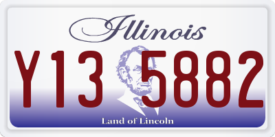 IL license plate Y135882