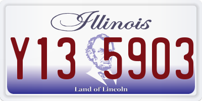 IL license plate Y135903